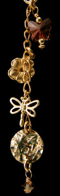 gold lariat necklace