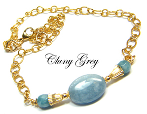aquamarine necklace